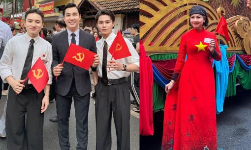 Sao Việt nô nức tham dự Tổng duyệt diễu hành mừng Đại lễ kỷ niệm 80 năm Quốc khánh 