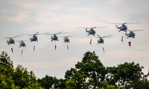 Thời gian và vị trí 'vàng' ngắm phi đội bay CASA, trực thăng tại lễ diễu binh, diễu hành 2/9