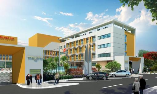 Trường tiểu học mới toanh ở Cầu Giấy, vừa đón lứa học sinh đầu tiên, ai bước vào cũng xuýt xoa ngay từ cổng trường