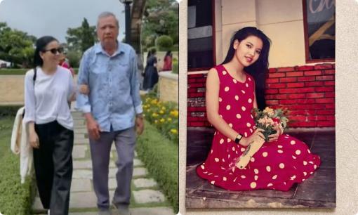 Hình ảnh diễn viên Ngọc Trinh quấn quýt bên bố trước 16 ngày qua đời khiến ai cũng xót xa