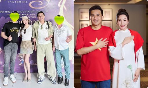 Ông xã Hồ Quỳnh Hương hiếm hoi lộ diện, một chi tiết khiến nữ ca sĩ được khen