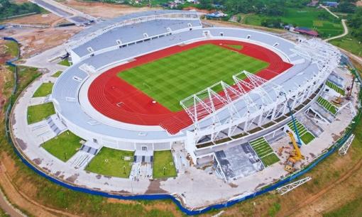 Sân vận động lớn nhất miền núi phía Bắc sẽ đi vào hoạt động sau vài tháng tới, sức chứa 22.000 chỗ, đạt chuẩn quốc tế