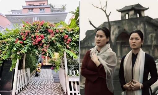 Nữ diễn viên khóc cạn nước mắt trong Mưa đỏ: Sở hữu cơ ngơi 4 tầng phủ kín hoa, làm 'mẹ đơn thân' sang chảnh