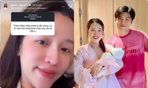 Vì sao Puka - Gin Tuấn Kiệt không công khai con đầu lòng?