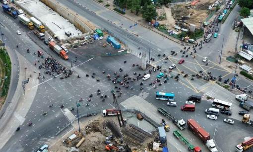 Nút thắt cổ chai gây kẹt xe suốt 10 năm ở cửa ngõ phía Đông TP.HCM sắp được giải cứu