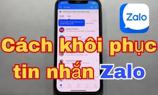 Tin nhắn đã xóa trên Zalo được khôi phục theo cách cực đơn giản: Tin nhắn cũ từ rất lâu cũng không thành vấn đề
