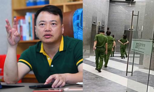  Trong đêm, công an Hà Nội xuất hiện tại tòa nhà trụ sở công ty của Shark Bình