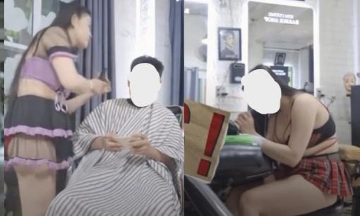 Tiệm cắt tóc gội đầu để nhân viên ăn mặc hở hang có phạm luật không?