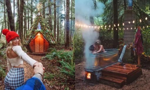 Cặp đôi 'trơ trẽn' nhất thế giới: Tắm ngoài trời, không nhà vệ sinh, sống trong căn nhà nhỏ tự xây 8m2! Ảnh riêng tư được công khai trên mạng, khiến vô số người ghen tị