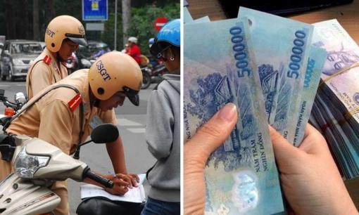 Cố tình không nộp phạt nguội vi phạm giao thông, tiền sẽ bị trừ vào lương, tài khoản, đúng không?