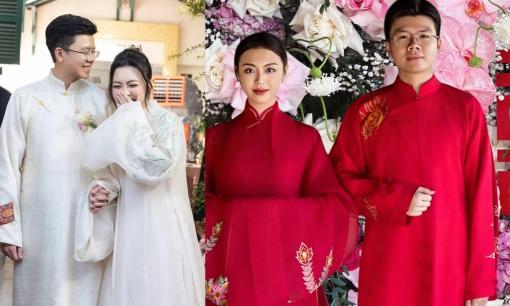 Trọn bộ ảnh đám hỏi 'nét căng' của thiếu gia Phan Hoàng và 'tiểu thư nghìn tỷ'