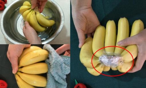 Chuối thắp hương chín không ăn hết thì nên bảo quản thế nào? Người bán hoa quả: Cứ theo cách này, chuối không thâm đen, để cả tuần không bị biến màu, biến vị 