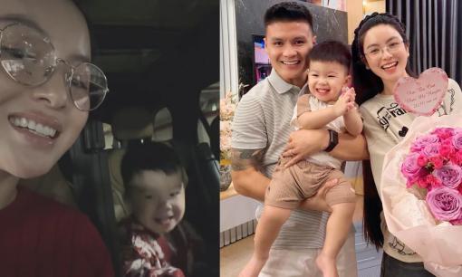 Vợ Quang Hải dạy con nói tiếng Anh, ai cũng khuyên 'đừng dạy nữa, hỏng hết!'