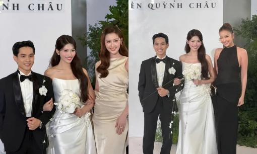 Nửa showbiz đến chúc phúc Á hậu Quỳnh Châu: Hoà Minzy diện váy xuyên thấu, Ngô Kiến Huy - Khổng Tú Quỳnh đụng mặt 