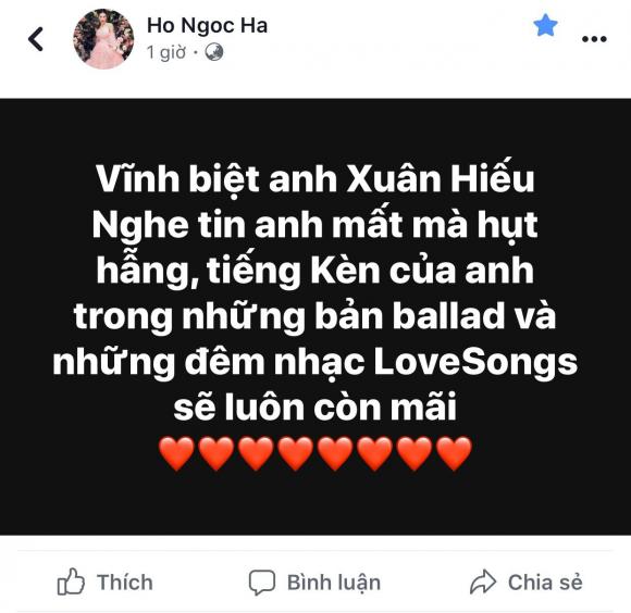 nhạc sĩ saxophone Xuân Hiếu, ca sĩ Hồ Ngọc Hàm ca sĩ Phương Thanh, sao Việt