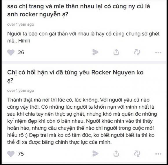 Rocker Nguyễn, bạn gái của Rocker Nguyễn, sao Việt
