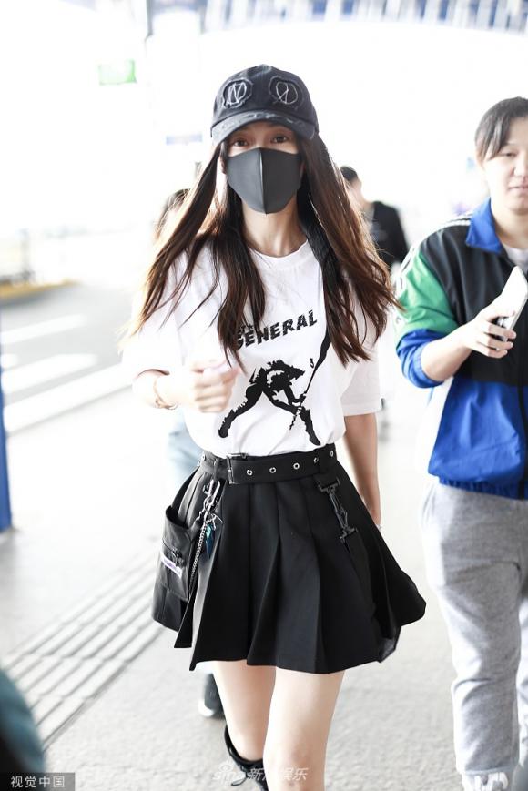 angelababy, thời trang sân bay, sao hoa ngữ