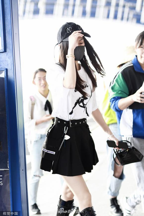 angelababy, thời trang sân bay, sao hoa ngữ