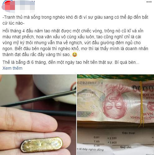 bắt được vàng, nhặt được vàng, giới trẻ 