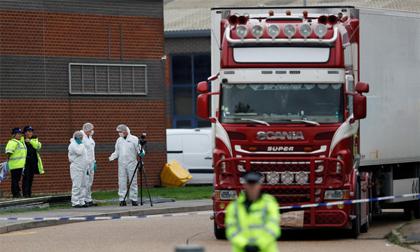xe container, 39 nạn nhân chết ở Anh, buôn lậu người, nạn nhân chết ở Anh