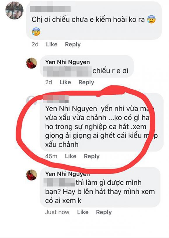 Yến Nhi, em gái Yến Trang, sao Việt