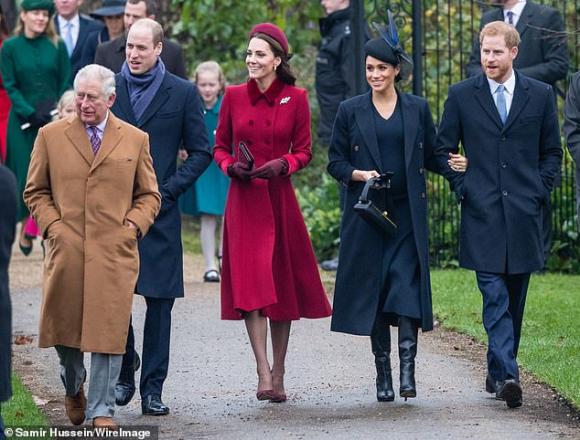Hoàng gia Anh,Meghan Markle,Hoàng tử Harry,Giáng sinh 2019