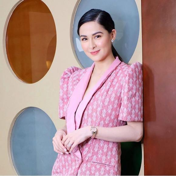 marian rivera, mỹ nhân đẹp nhất philippines, áo vai nhọn