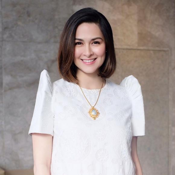 marian rivera, mỹ nhân đẹp nhất philippines, áo vai nhọn