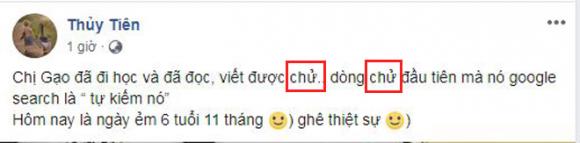 Thuỷ Tiên, con gái Thuỷ Tiên, công vinh, sao Việt