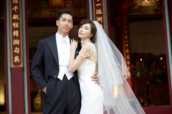 Đám cưới hot nhất Cbiz hôm nay: Siêu mẫu 44 tuổi Lâm Chí Linh khóc khi hôn chồng ở lễ cưới 3 Lâm Chí Linh,siêu mẫu đắt giá nhất xứ Đài,hôn lễ của Lâm Chí Linh,sao Hoa ngữ