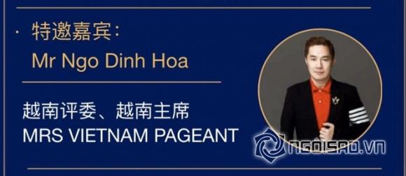 Bầu Hòa tiếp tục ngồi ghế nóng Mrs International World 2019 1 Mrs International World 2019,Ngô Đình Hòa,ghế nóng Mrs International World 2019
