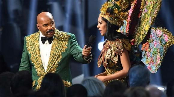 Steve Harvey,Steve Harvey công bố nhầm kết quả,Miss Universe 2019,giải trang phục dân tộc của Miss Universe