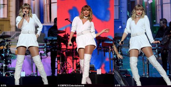 Taylor Swift,Taylor Swift khoe dáng đẹp chân thon,sao Hollywood