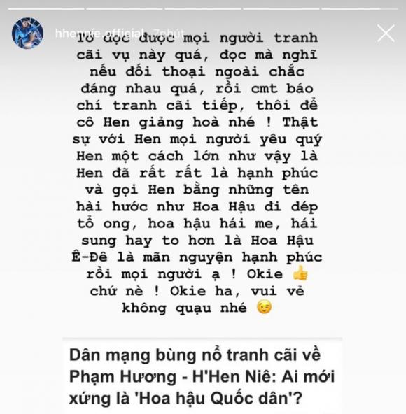 hoa hậu Phạm Hương, hoa hậu H'Hen Niê, sao Việt