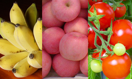 sức khỏe, trái cây có hại, cau, táo sáp, hồng đông lạnh, chuối dấm