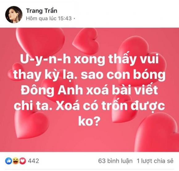 Trang Trần, người mẫu Trang Trần, sao Việt