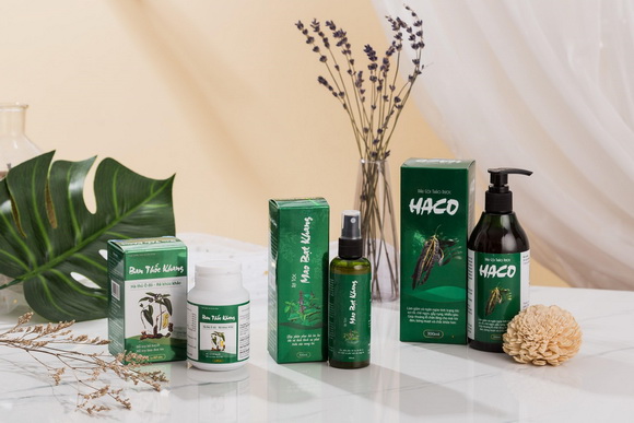 Bộ sản phẩm Tóc Haco, Dầu gội thảo dược Haco
