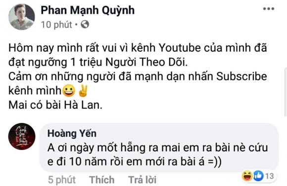 ca sĩ Hoàng Yến Chibi, ca sĩ Phan Mạnh Quỳnh, sao Việt