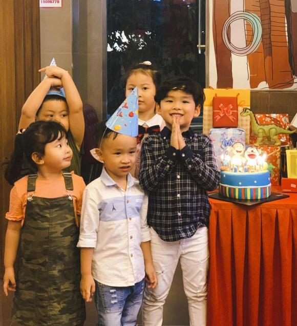 Chồng vắng mặt trong sinh nhật 5 tuổi của con trai Hoa hậu Diễm Hương