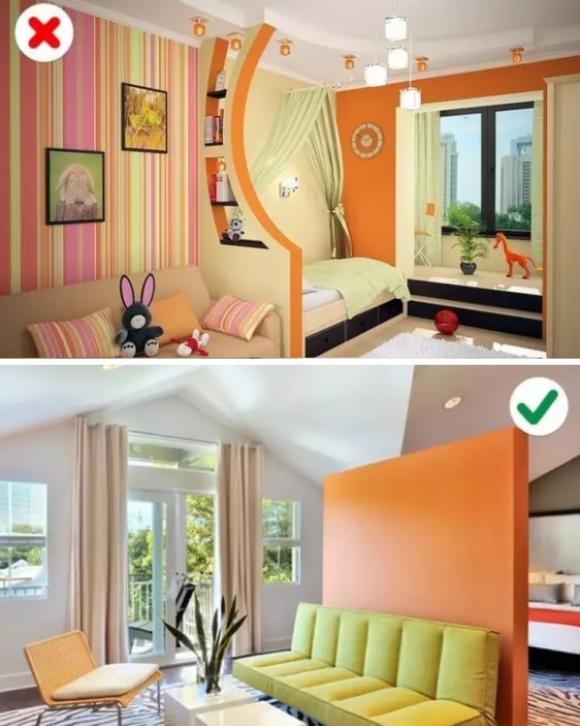 cách phối màu căn nhà đúng cách, lưu ý khi phối màu căn nhà, cách phối màu đẹp cho căn nhà
