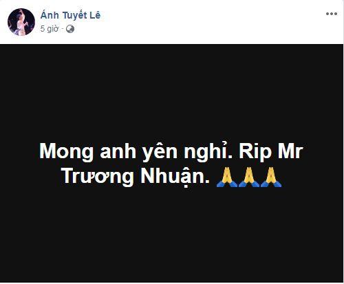 sao Việt chia buồn khi Trương Nhuận qua đời 3 Nguyên giám đốc nhà hát tuổi trẻ, sao Việt, Trương Nhuận, Trương Nhuận qua đời