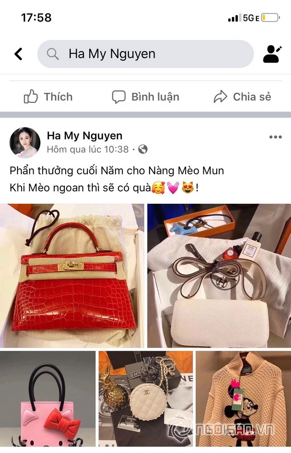 Hoa hậu Hạ My, sao việt