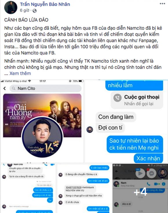 đạo diễn Bảo Nhân, sao Việt