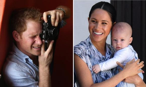 meghan markle, hoàng tử harry, bé archie, hoàng gia anh