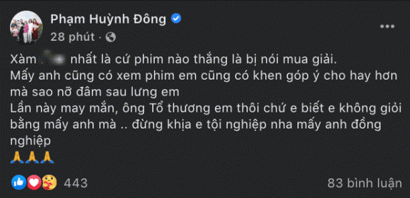 diễn viên Huỳnh Đông, đạo diễn Trần Bảo Nhân, sao Việt