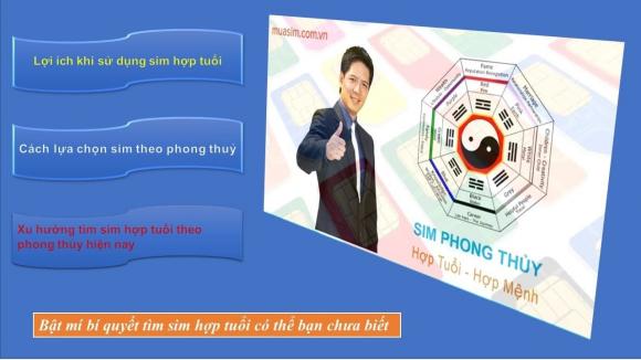 Tìm sim hợp tuổi, sim phong thủy, mua sim