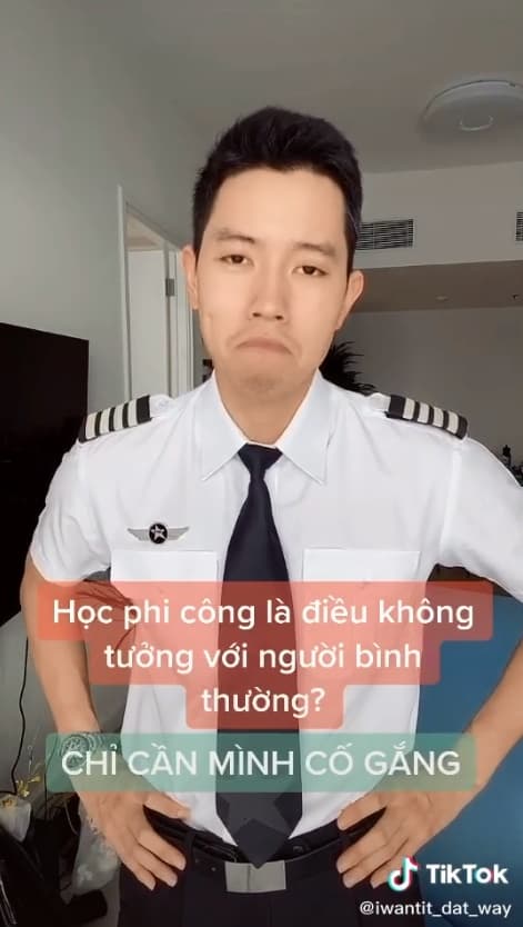 Quang Đạt, cơ trưởng đẹp trai nhất Việt Nam, cơ trưởng trẻ nhất Việt Nam