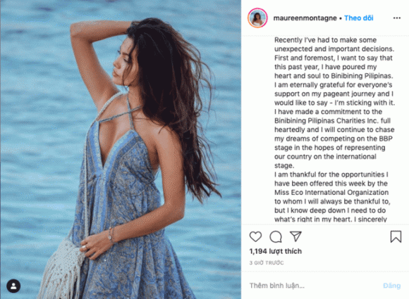 Hoa hậu Sinh thái Quốc tế 2019 bị tước vương miện, lạ lùng thay Á hậu 1 lại từ chối kế nhiệm