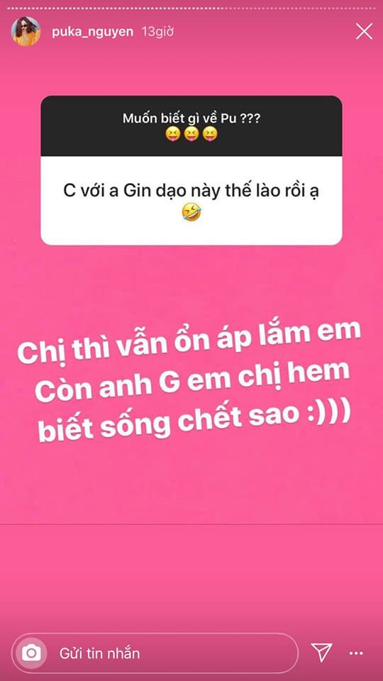 Puka, Gin Tuấn Kiệt, sao Việt