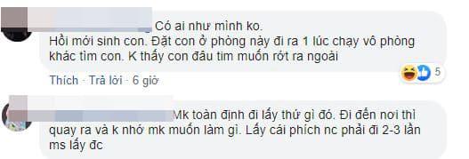 đãng trí sau sinh, quên sau sinh, giới trẻ 